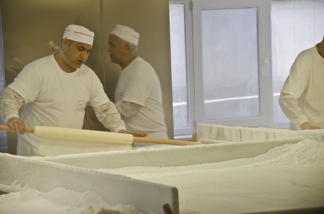 Baklava dough making