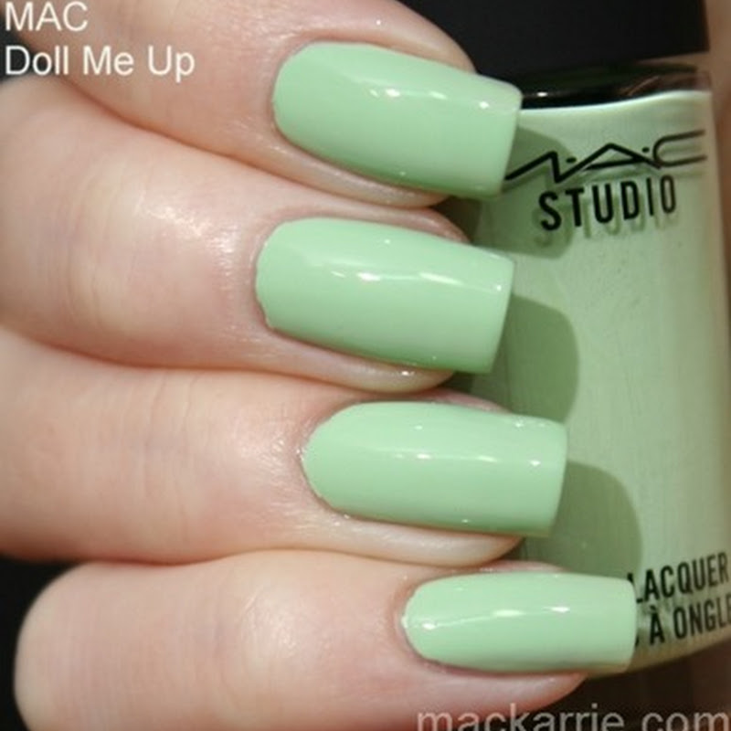 MacKarrie Beauty Style Blog: MAC Nail Lacquer Doll Me Up, Cyber Lime