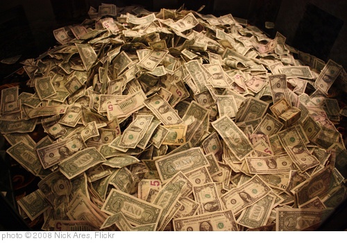 'Money' photo (c) 2008, Nick Ares - license: http://creativecommons.org/licenses/by-sa/2.0/