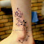 Tatouages - Fleurs Etoiles