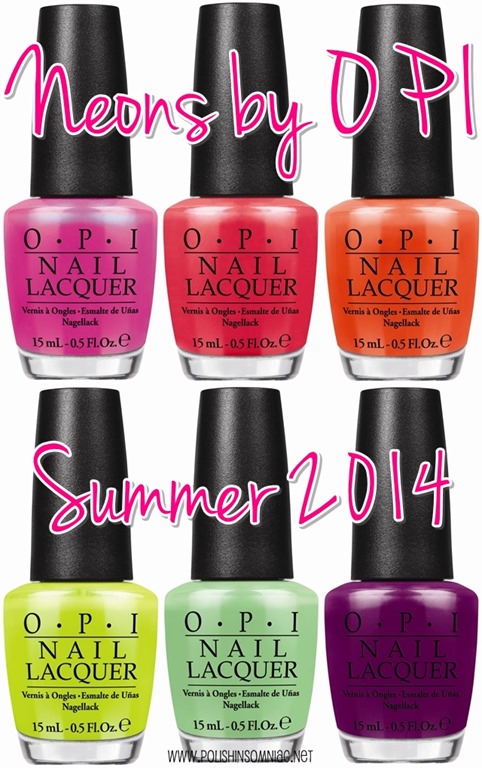 Neons by OPI Summer 2014