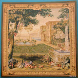 Gobelin 9125, Verdure fontaine, 150x150cm