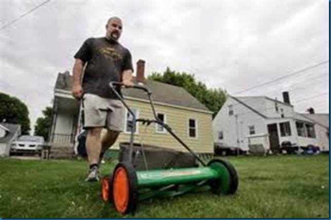 manual lawn mower