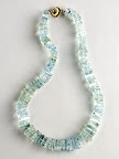 aquamarine,18ct gold clasp 990.00