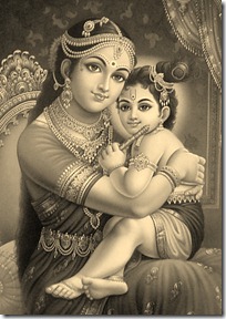 Yashoda and Krishna