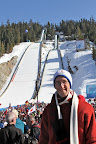 Me at the ski jumping venue