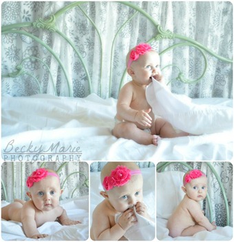 Lilly 6 Month Collage