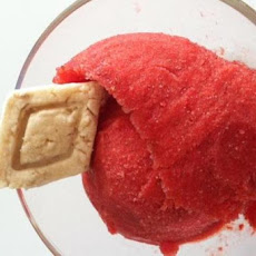 Strawberry-Sambuca Sorbet