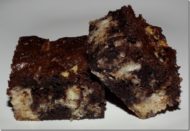 Coconut Dark Chocolate Brownies 1-5-12