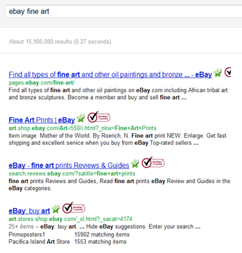 is selling art on