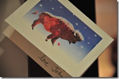 A card near the radio studios with a local theme. A card near the radio studios with a local theme.
