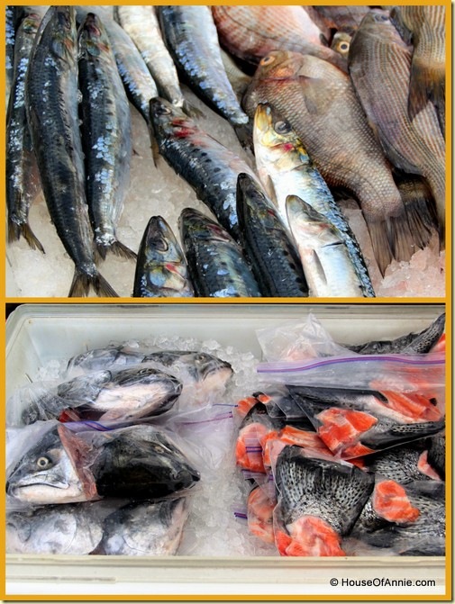 Mission Fresh Fish sardines and salmon at Saratoga Farmer's Market