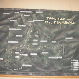 Map of Kinabalu at the Park entrance (Daniel Quinn, July 2011)
