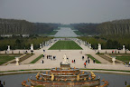 Central view of Verailles gardens