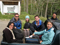 Free transport from fellow guests of the Black Sheep Inn to the next big town