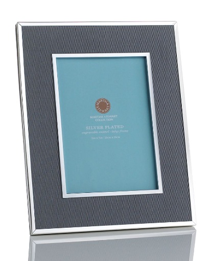 Make your neighbor's house a home with this ribbon trimmed frame. You can even offer to take a picture of them outside their new home to put in the frame. (macys.com)