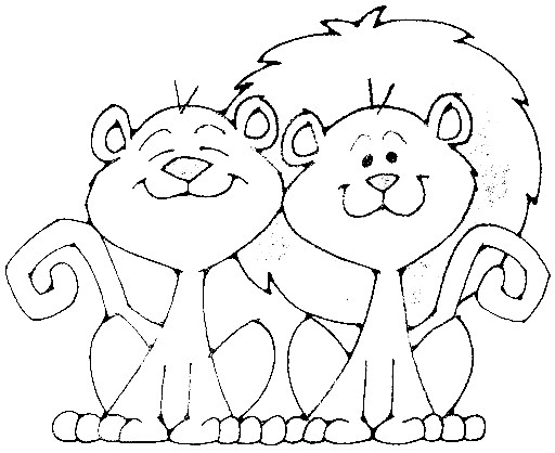 Animales en parejas para colorear - Imagui