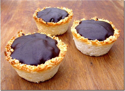 Rosewater Rice and Chocolate Coconut Tarts Rosewater Rice and Chocolate Coconut Tarts