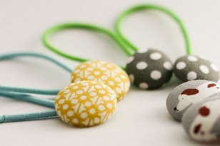 hair button elastics tutorial