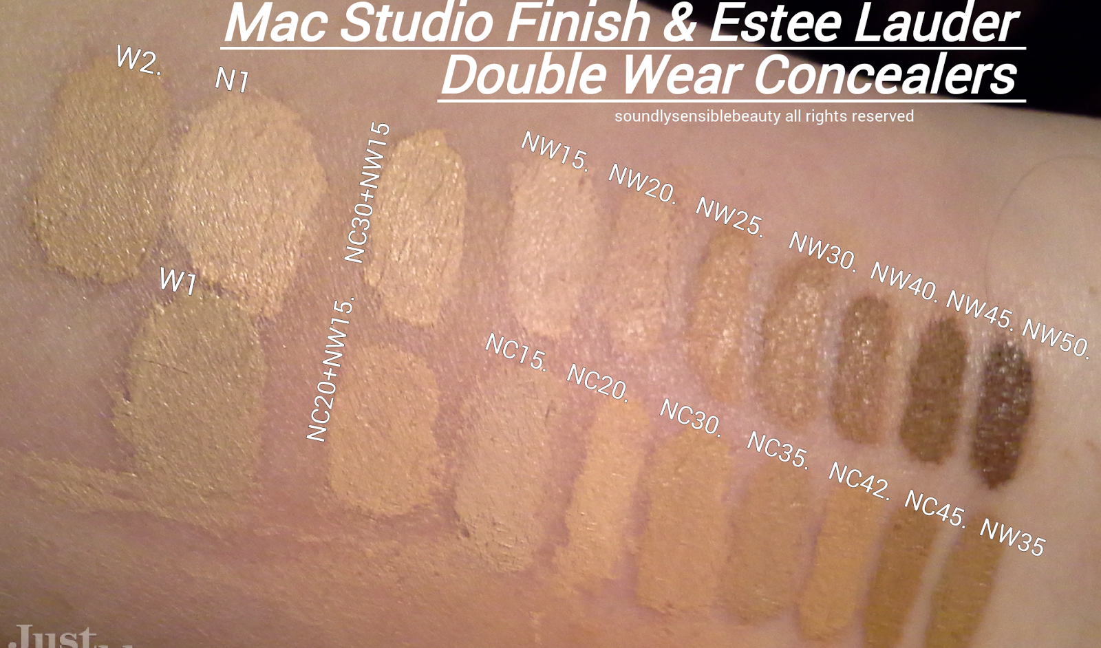 MAC Studio Finish Concealer; Review & Swatches of Shades
