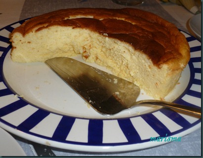 Tarta de queso “japonesa”
