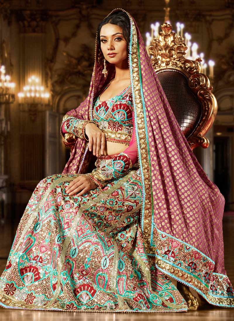 latest indian wedding dresses 2012