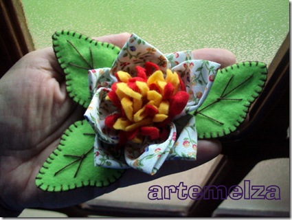 artemelza - flor em pano e feltro 3 artemelza - flor em pano e feltro 3