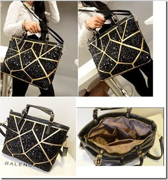 BI 9844 (199.000) - Material PU Bottom Width 37 Cm Height 26 Cm Thickness 10 Cm With Long Strap Weight 0.78