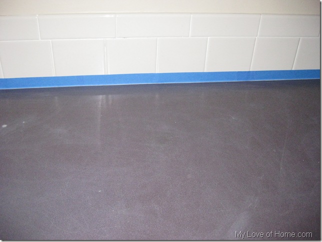 Purple Laminate Counter top sanding Purple Laminate Counter top sanding