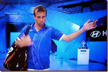 Radek playing Air Guitar Radek playing Air Guitar