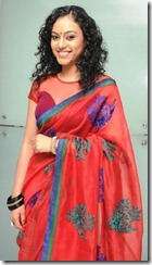 Rupa Manjari Hot Pics in Transparent Red Saree