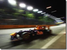 La Red Bull di Sebastian Vettel a Singapore