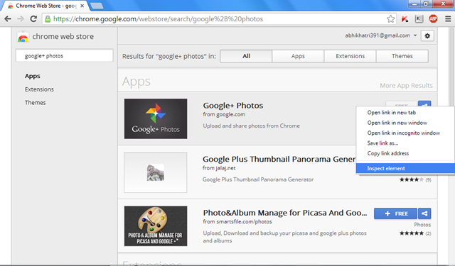 Install Google+ Photos App