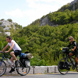 Montenegro - Entre Podgorica et Budva - Et c'est parti pour 12kms de grimpette (dur pour une première journée de vélo)