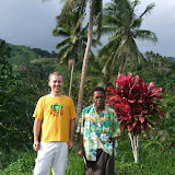 In order to show some respect for the chief, I brought 3 loafs of bread, some butter and Kava