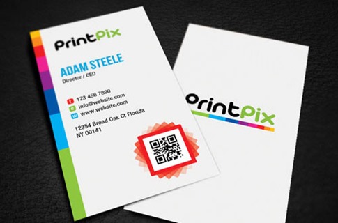 Print Shop Color Business Card