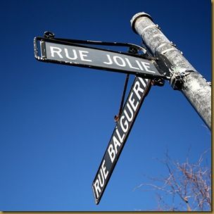 French signpost Akaroa New Zealand