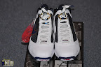 nike air max lebron 7 gr white navy 7 04 Nike Air Max LeBron VII (7)   White/Navy/Gold Sample Actual Photos