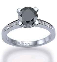 Vis-a-vis-Black-Diamond-solitaire-Diamond-Engagement-Rings