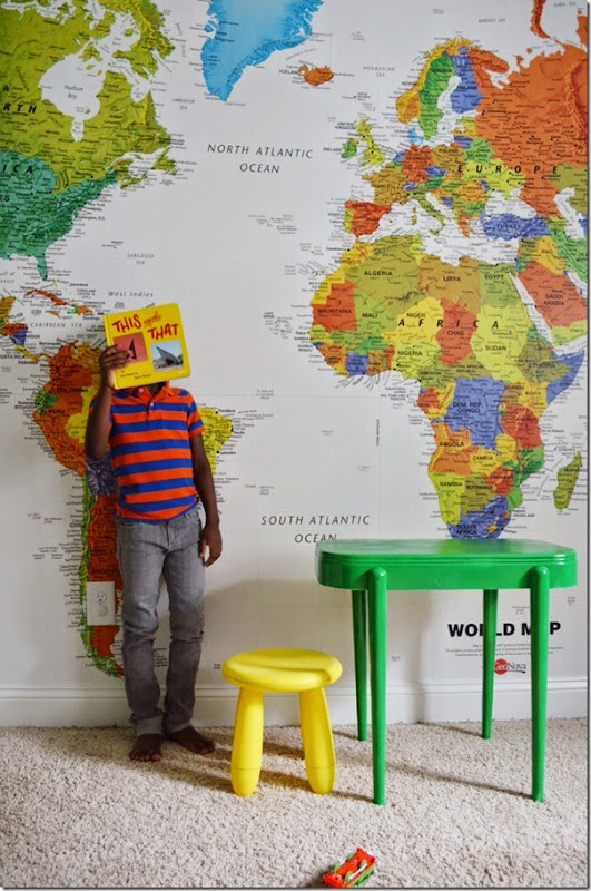 This Equals That Book Review and a DIY- design addict mom #mapmural- design addict mom