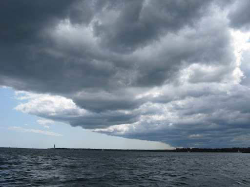 These enormous storm clouds came out of nowhere!