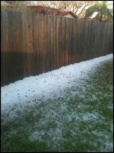 Hail Storm in Texas