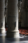 Sunlit column, Saints Michel et Gudule Cathedrale