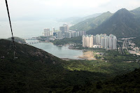 The view coming down from Ngong Ping