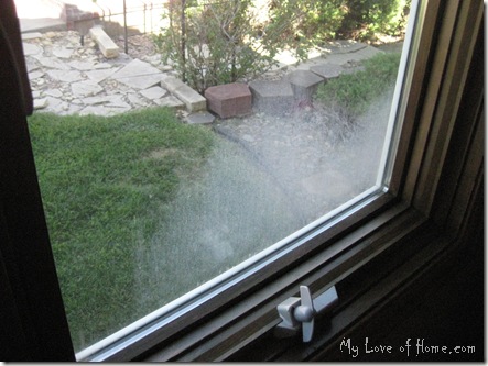 Water spots Window
