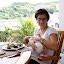 Sur la terrasse du Cocon Mitan