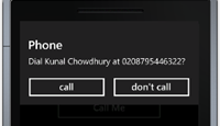 How to Call a Number in WP7 using the PhoneCallTask? How to Call a Number in WP7 using the PhoneCallTask?