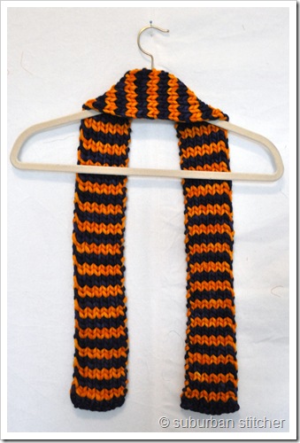striped scarf