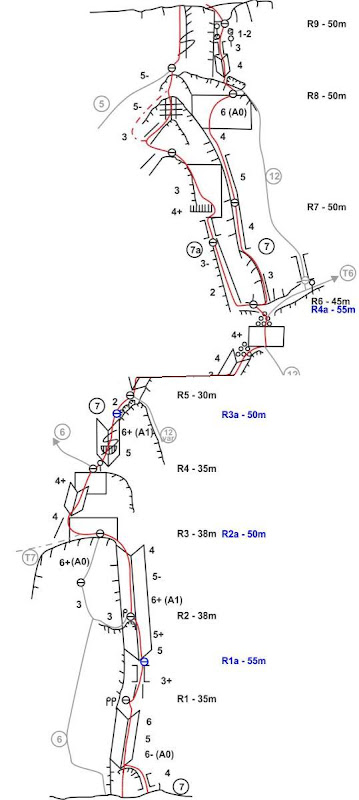 Vratsa - THE CORNERS (6+, 5+ A1, 7lc) - Central Wall