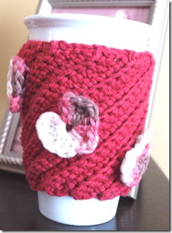 Valentine's mug cozy